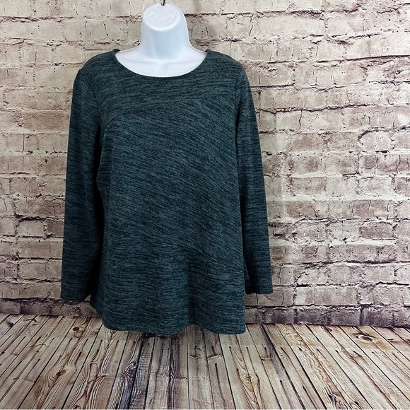 Chico’s Blue Pullover 3/4 Sleeve Knit Top - Picture 1 of 7